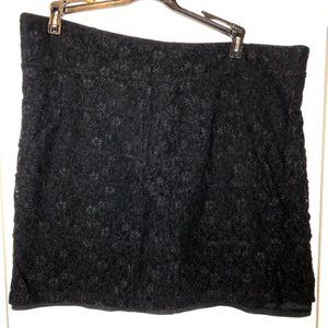 Black Lace Skirt XL